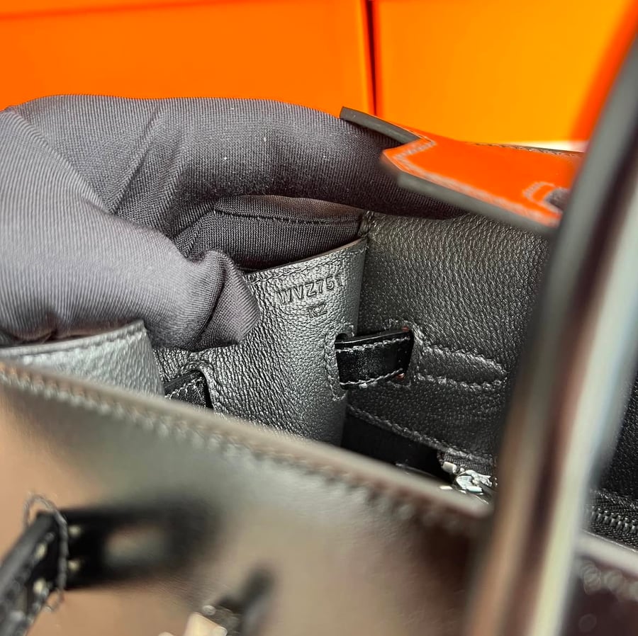 Birkin25 Seller Box black  with PHW