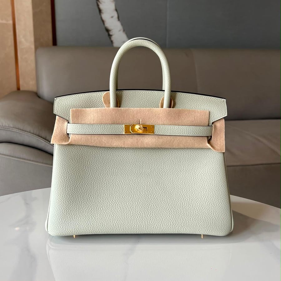 Birkin 25 togo Vert Fizz GHW