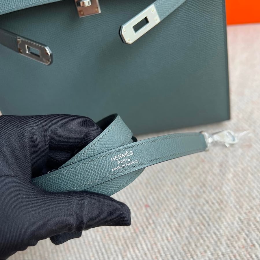 Kelly 25 epsom Blue Orage With PHW