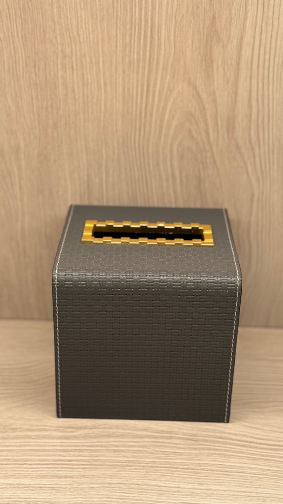 A box of square tissues