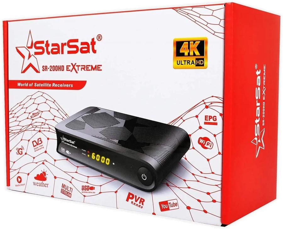 رسيفر ستارسات StarSat 200HD اكستريم 4K