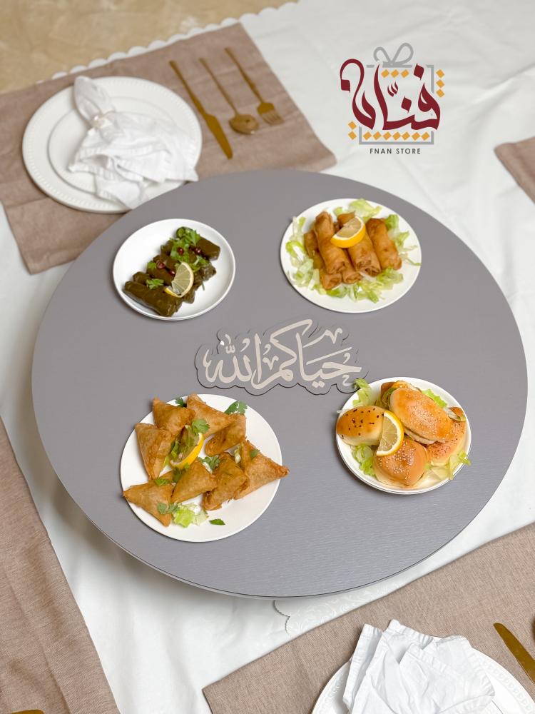 طاولة تقديم وسط سلفر