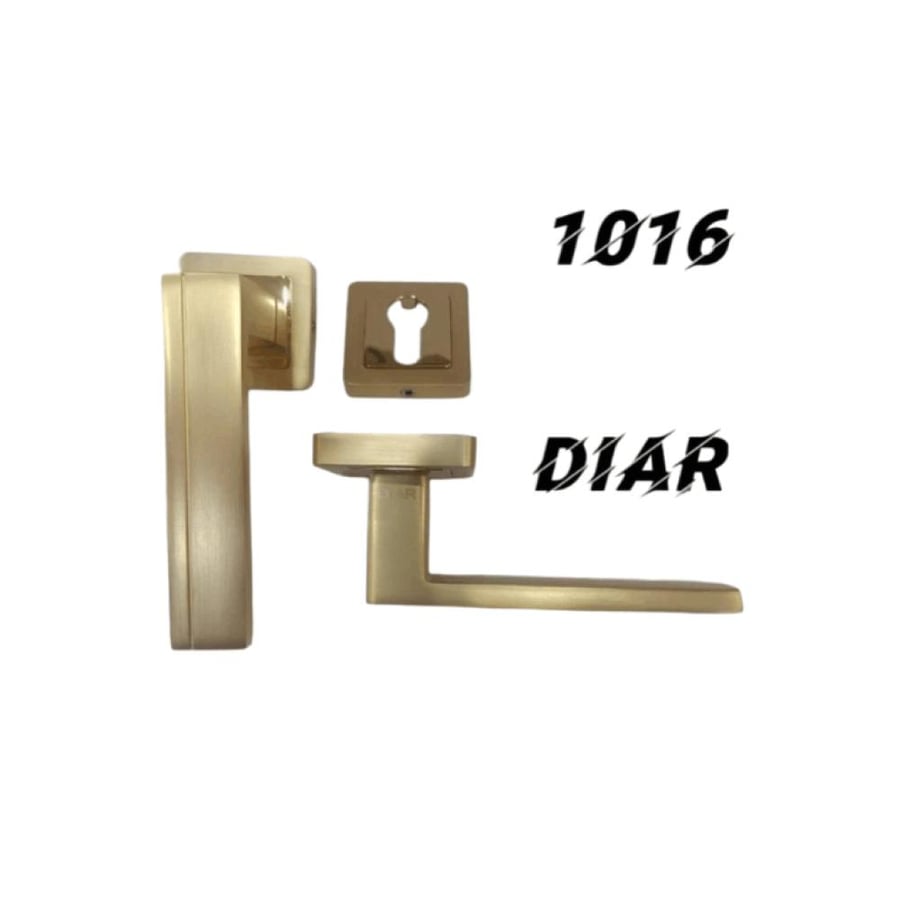 مقبض باب داخلي DIAR 1016 ذهبي مطفي مقبض أبواب حديث