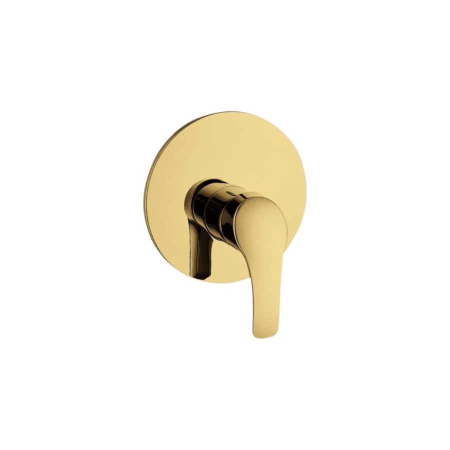 وجه مسكة خلاط دفن مخفي خط واحد مدور متوافق مع قلب جروهي GROHE ذهبي