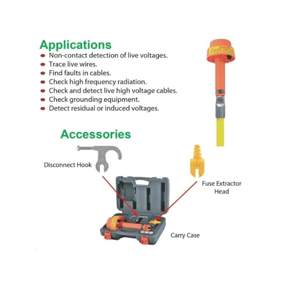 كاشف جهد عالي 275kV HVD22 من Besantek مقاوم للماء IP65