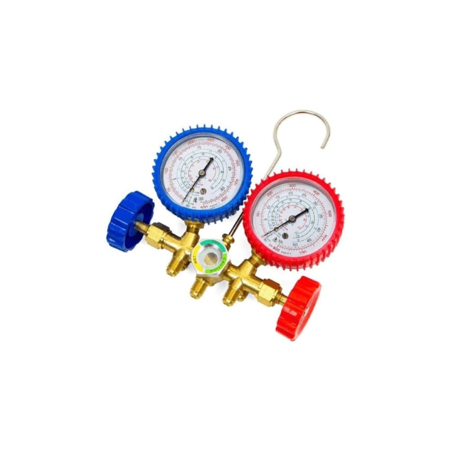 Refrigerant filling clock set R134A / R22A with hoses