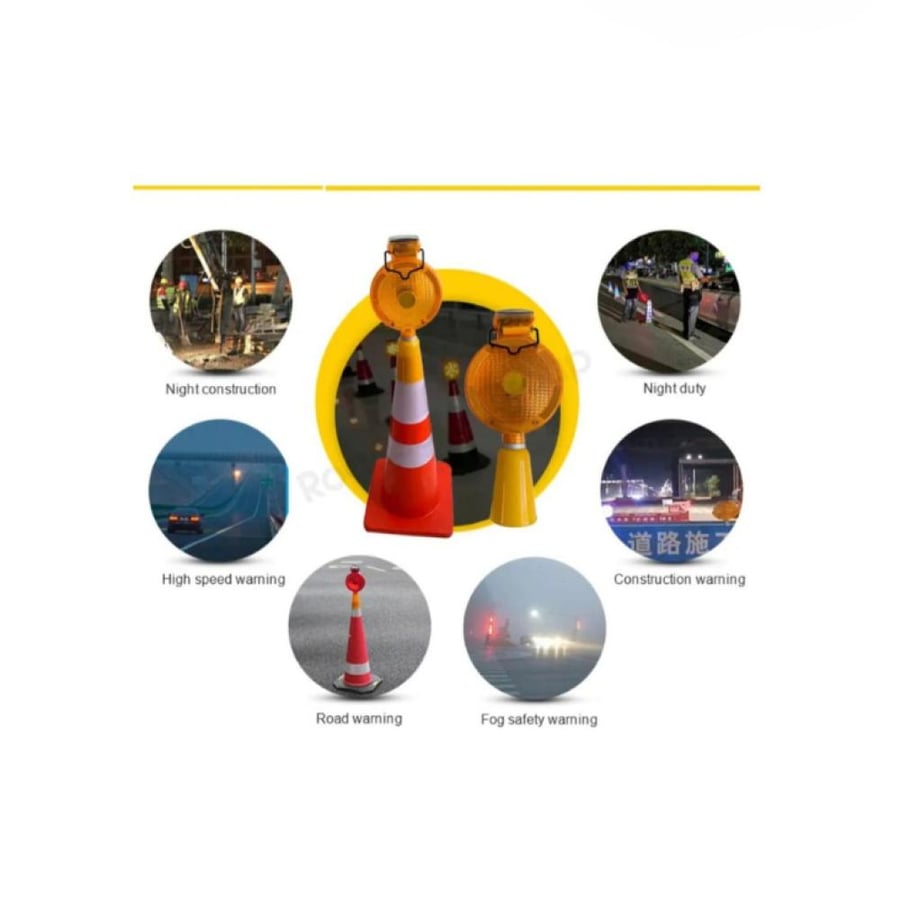 Solar power funnel yellow