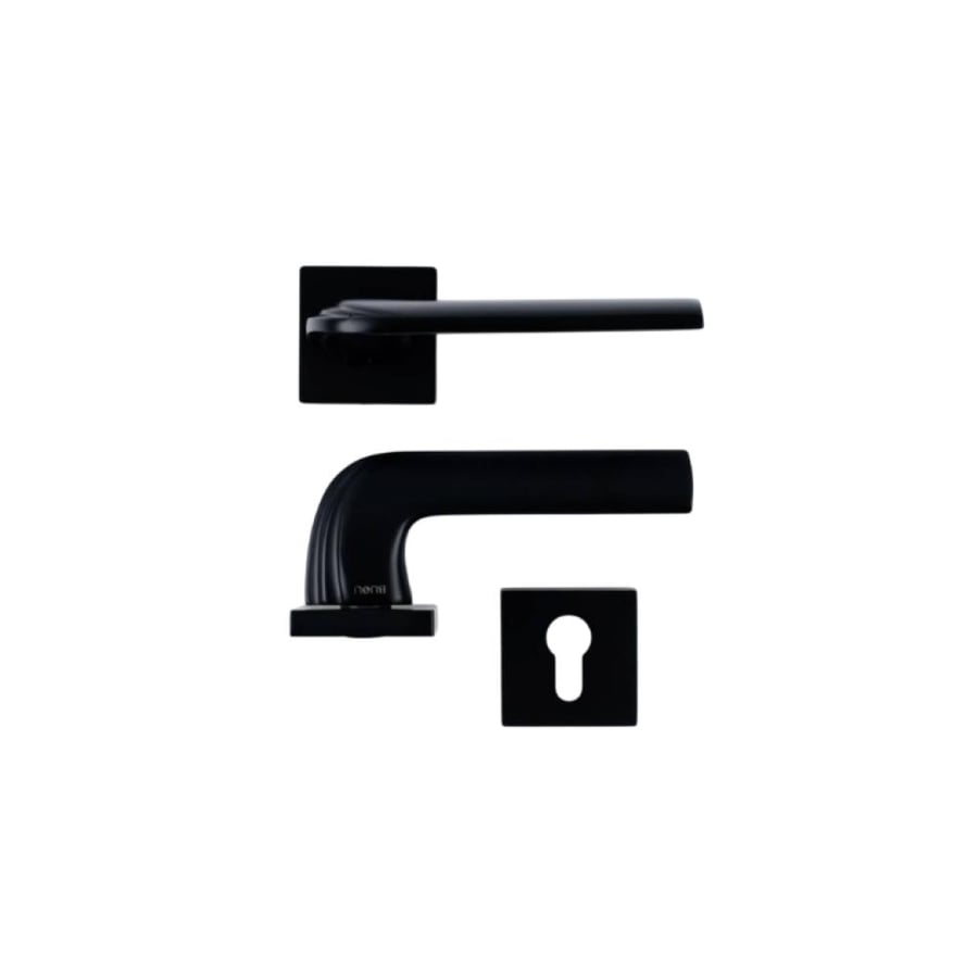 مقبض باب مفصول BI 8055 BLACK أسود