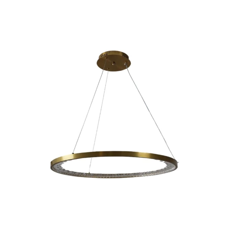 Modern olive-colored chandelier, lighting color, 3 lights, 55 watts, diameter 800 mm