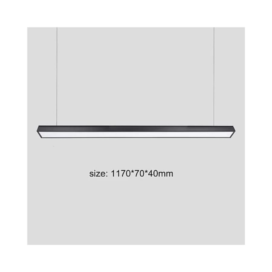 Black LED panel desk lamp – 30 watts | Practical lighting for offices and modern spaces