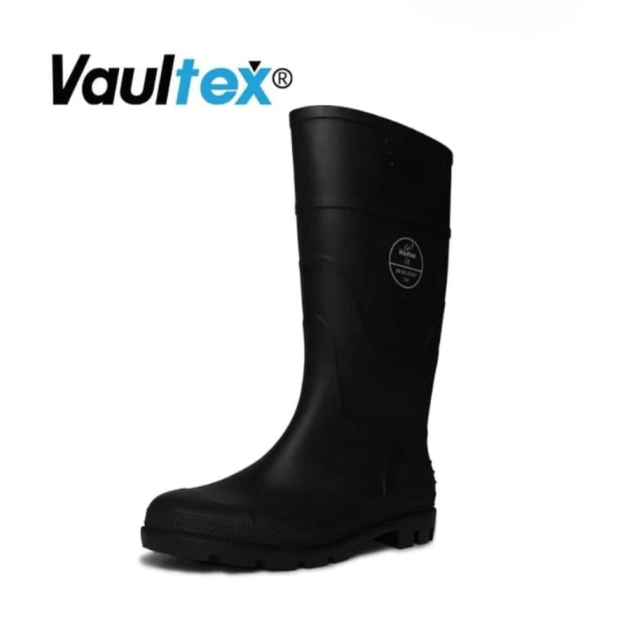 حذاء مطر VAULTEX أسود مقاوم للماء