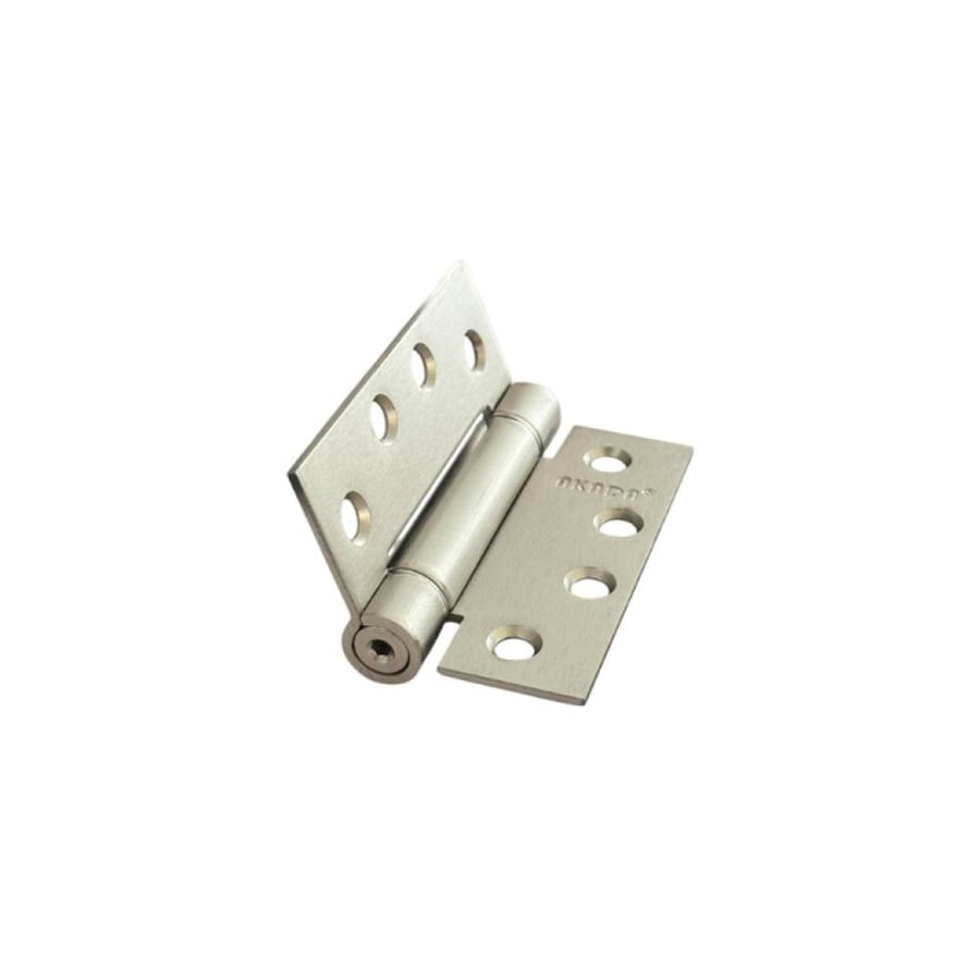 Detailed spring door closer for automatic closing of metal and wooden doors