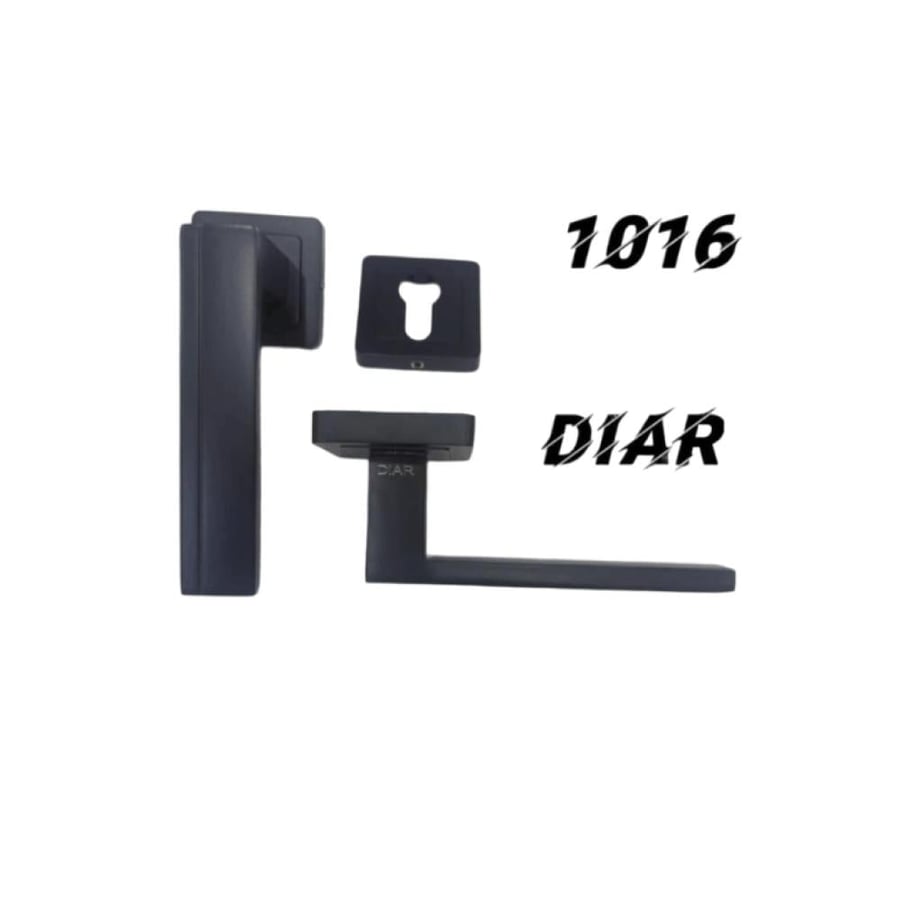 مقبض باب داخلي DIAR 1016 أسود مطفي مقبض أبواب حديث