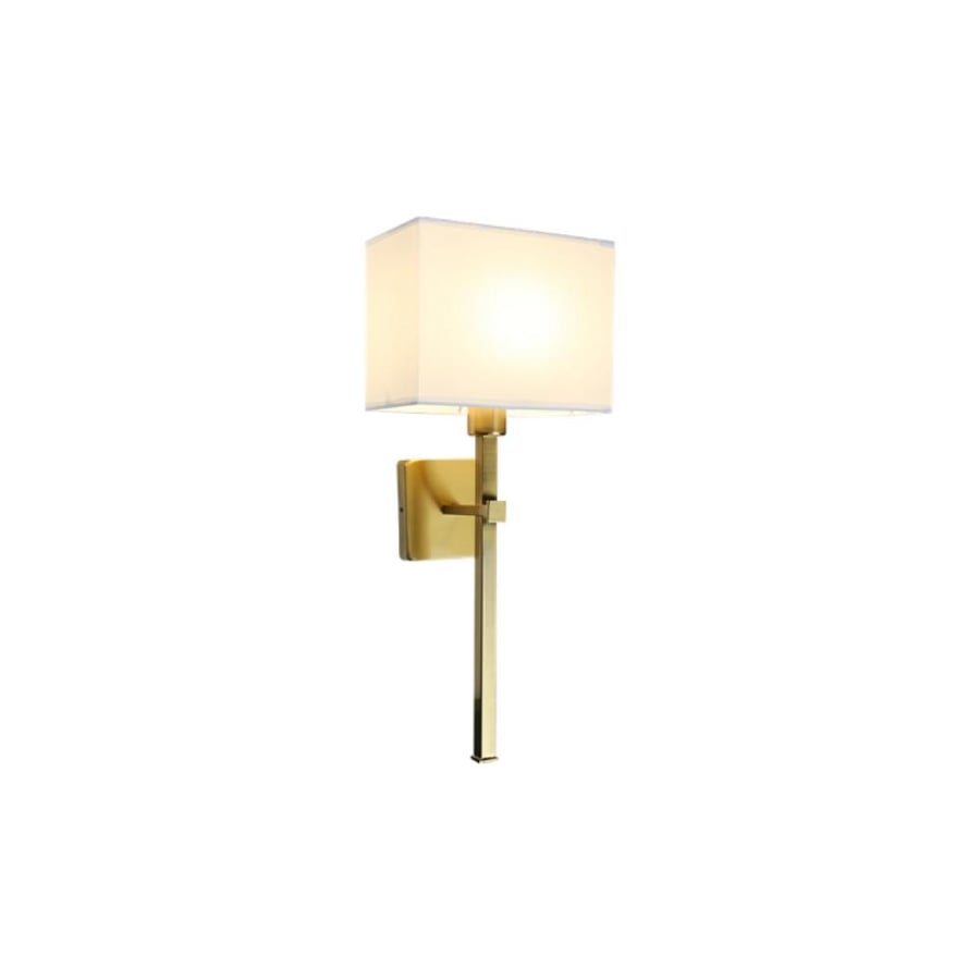 Modern wall applique – Olive with single E14 bulb base