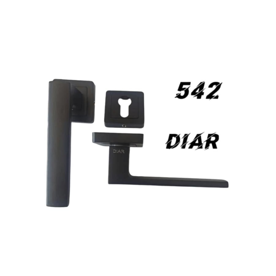 مقبض باب داخلي DIAR 542 أسود مطفي
