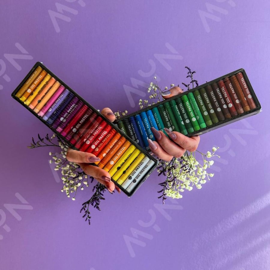 الوان زيتية شمعية ماركة DALER ROWNEY 50pcs