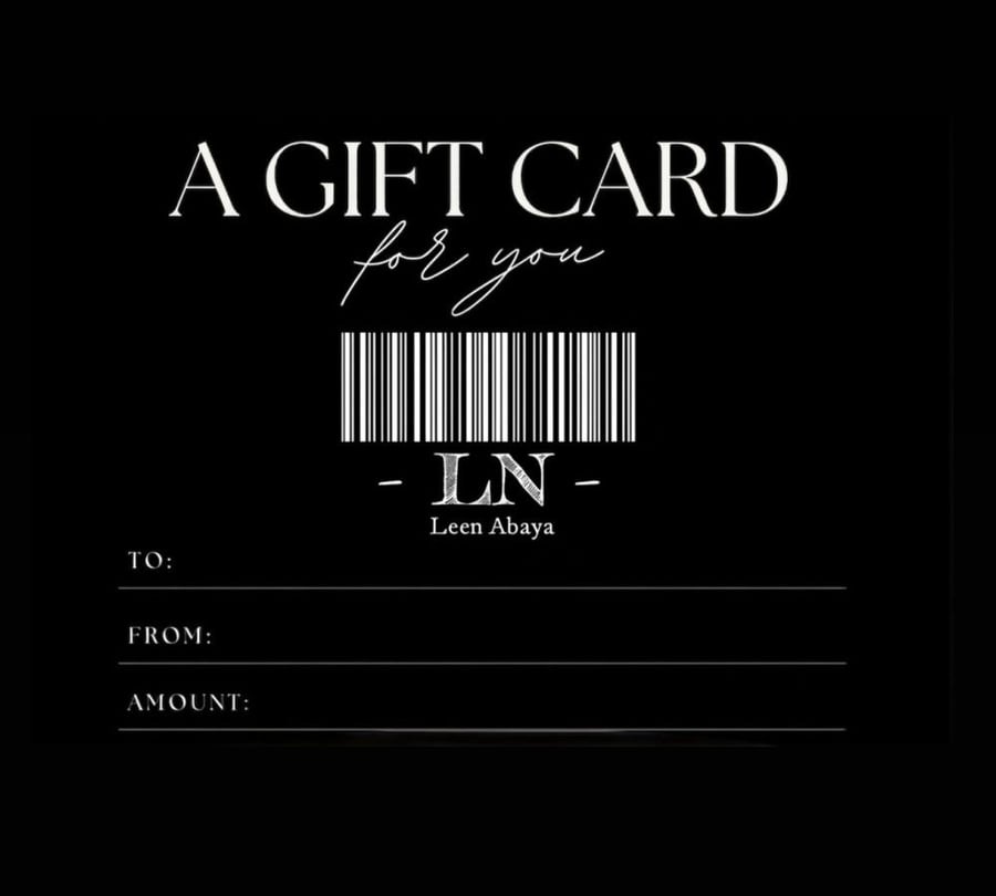 Gift card with love..