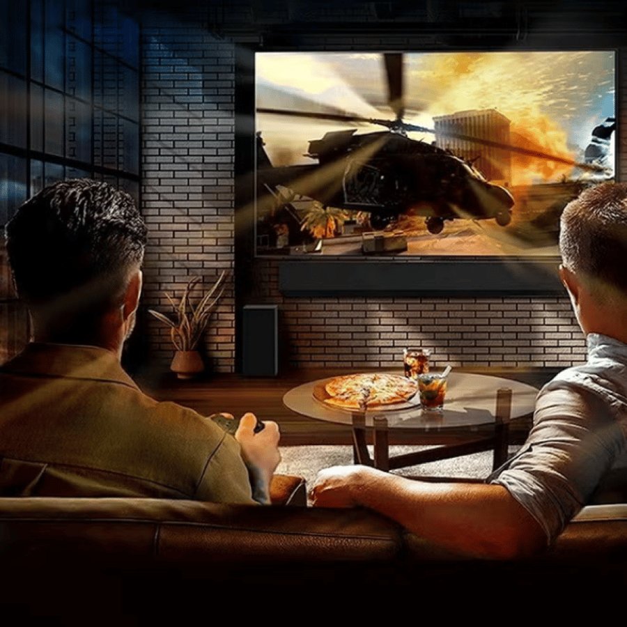 شاشة سيرين 65 بوصة 4K UHD سمارت WebOS تصميم بلا إطار وتجربة AirPlay سلسة – SRET-65S4KW1
