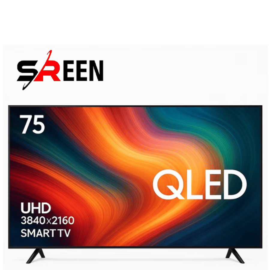 Serene 75-inch QLED 4K WebOS screen – Amazing colors and a cinematic experience