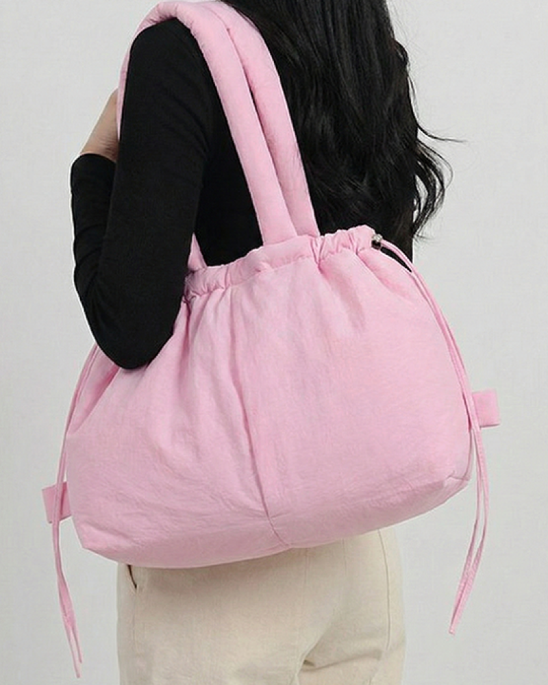 Light pink backpack