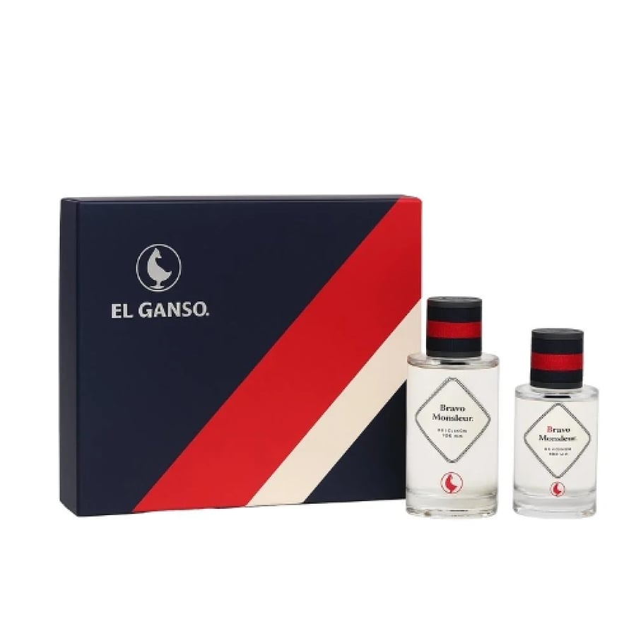 طقم الجنسو برافو مونسيور او دو تواليت (عطر 125مل+ عطر 75مل)