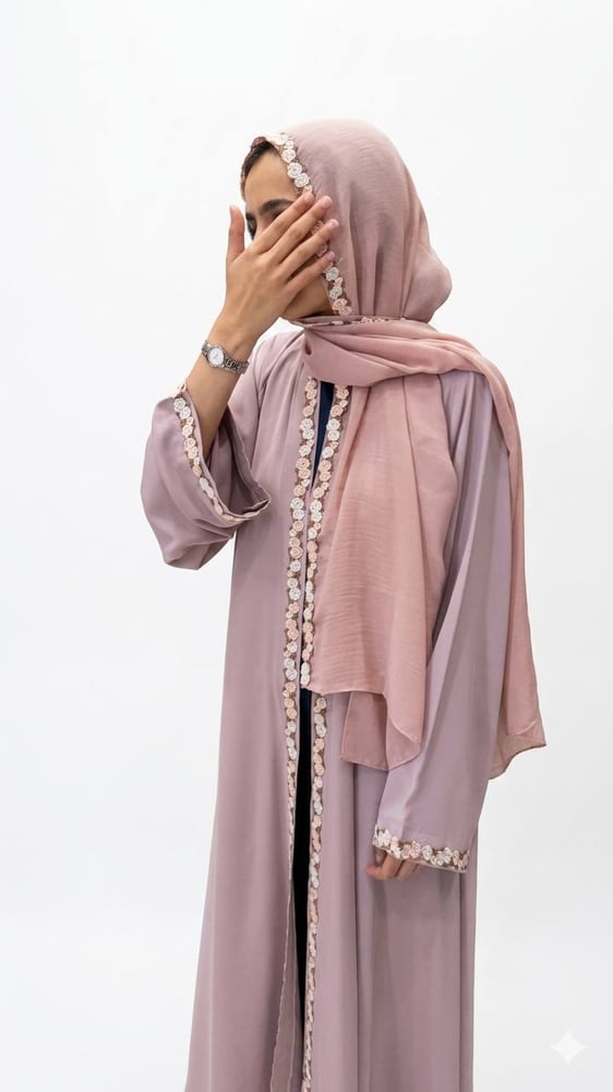 عباية لمسة حرير صيفية ناعمة