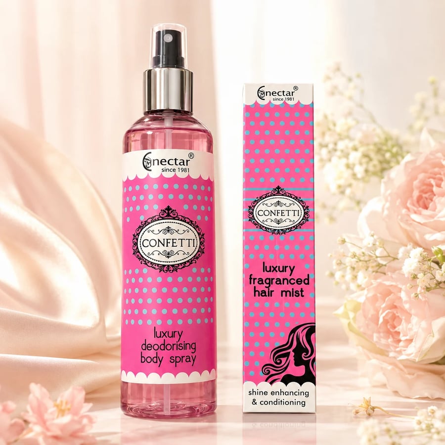 بوكس عطور هدية عناية وتعطير للجسم والشعر