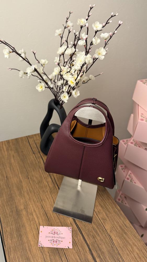 Lana mini coach bag in orange