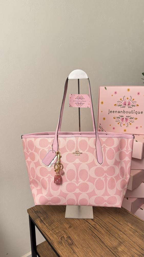 Strawberry Bag Coach Baby Pink