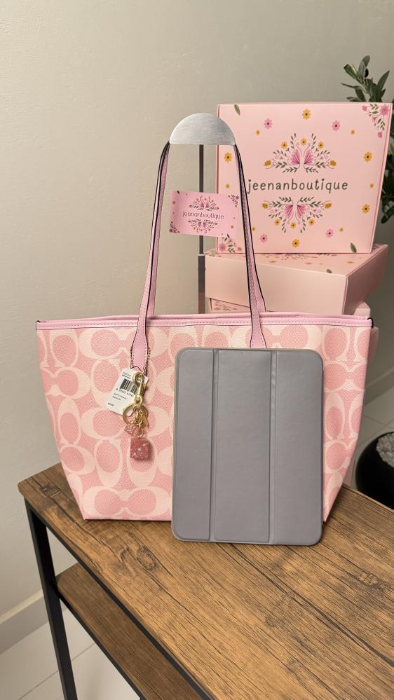 Strawberry Bag Coach Baby Pink