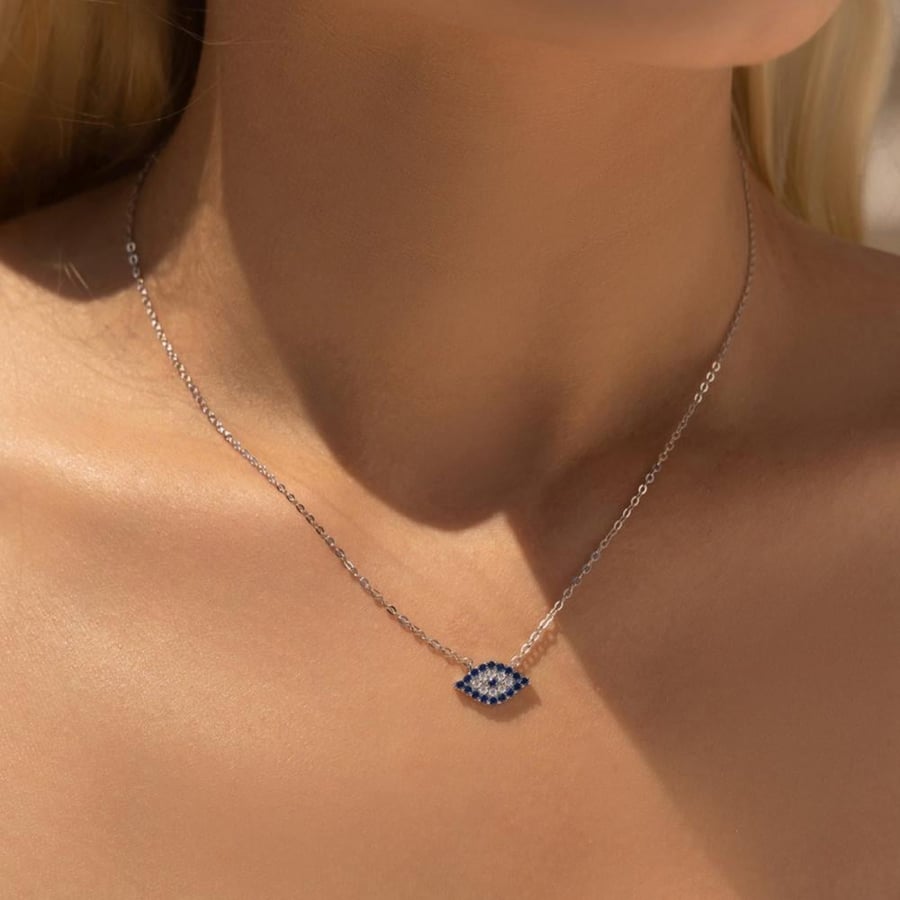 Blue Evil Eye Set (S925 Sterling Silver)