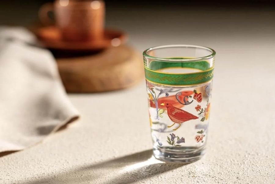 Madame Coco Ethnicque Chapelle Set of 4 Coffee Glasses - 100 ml