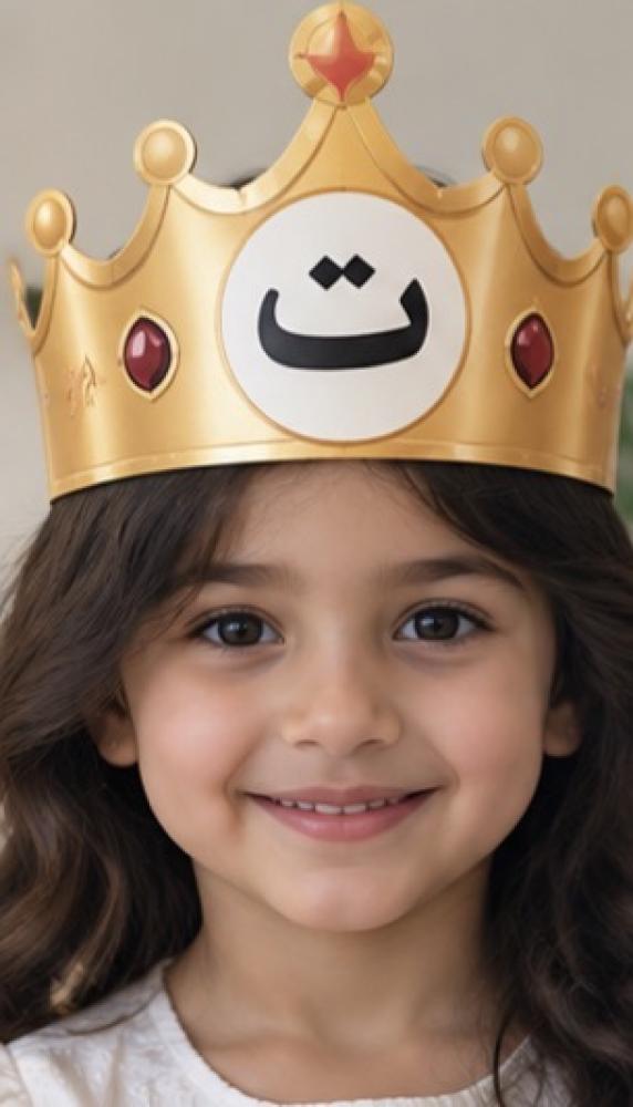 نشاط حرف ت تاج
