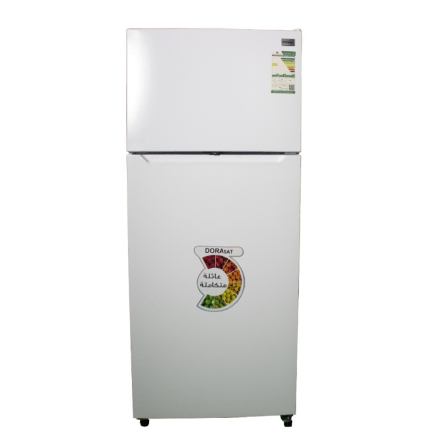 ثلاجة بابين دورا سات ابيض DS420DF-ABC