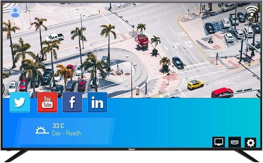 شاشة 75 بوصة امبيكس 4K LED