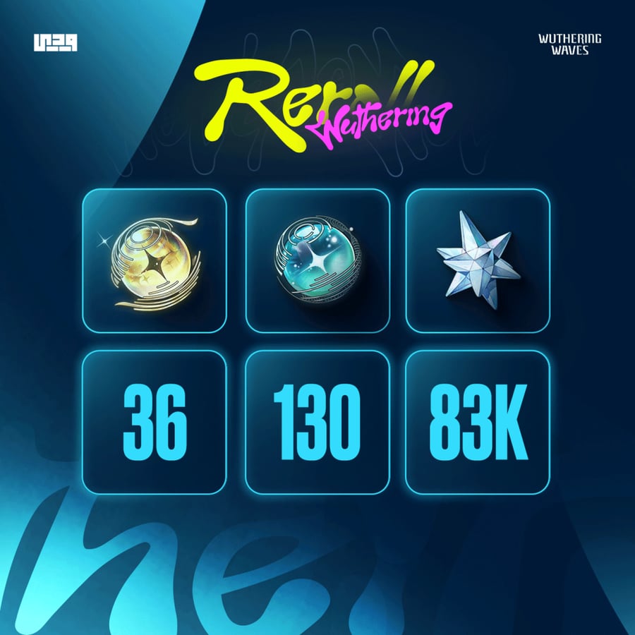 حساب ري رول 83 الف  Wutherng waves
