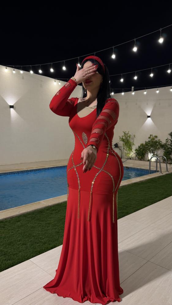 فستان استرتش بكرستال