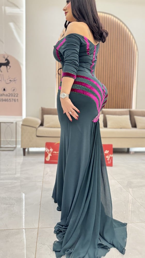 فستان استرتش ماسك بكرستال