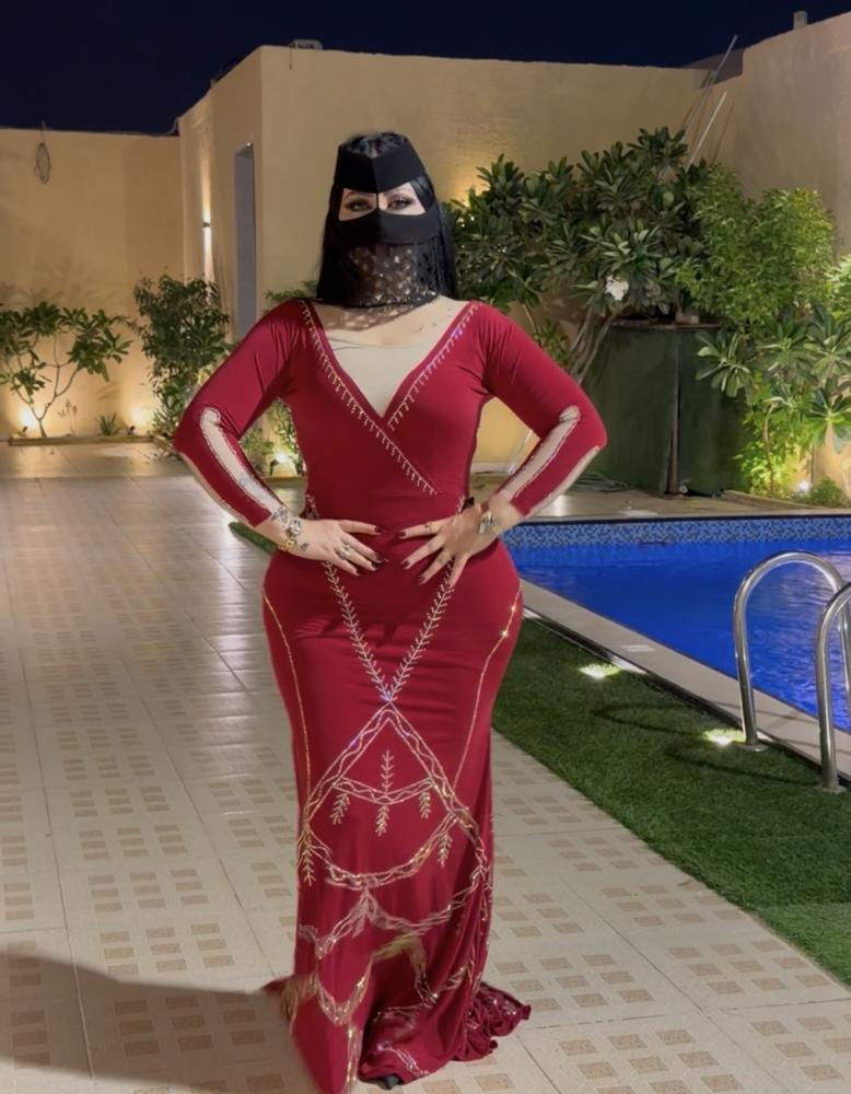 فستان استرتش بكرستال