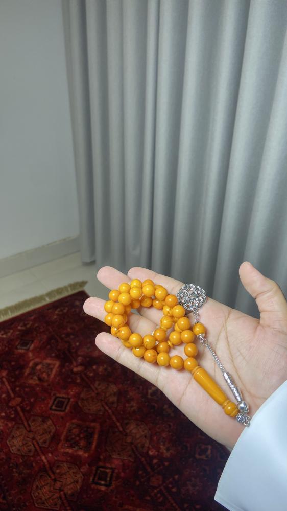 سبحه بكلايت لون زعفراني