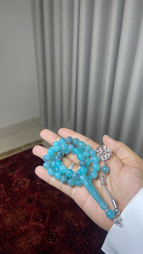 سبحه بكلايت لون فيروزي