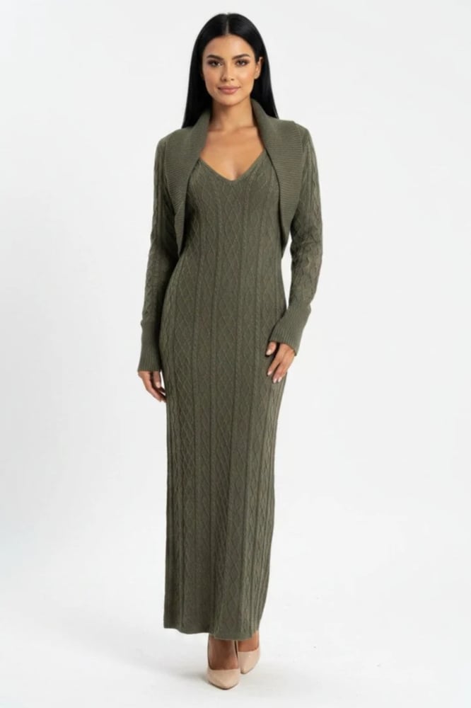 GREEN DRESS SET