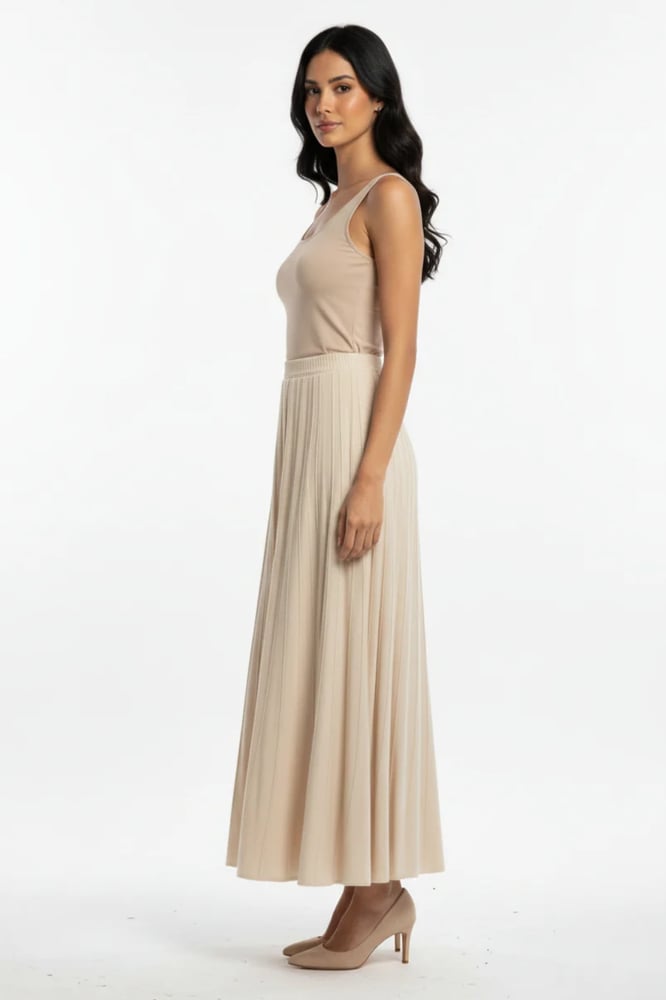 LIGHT BEIGE SKIRT
