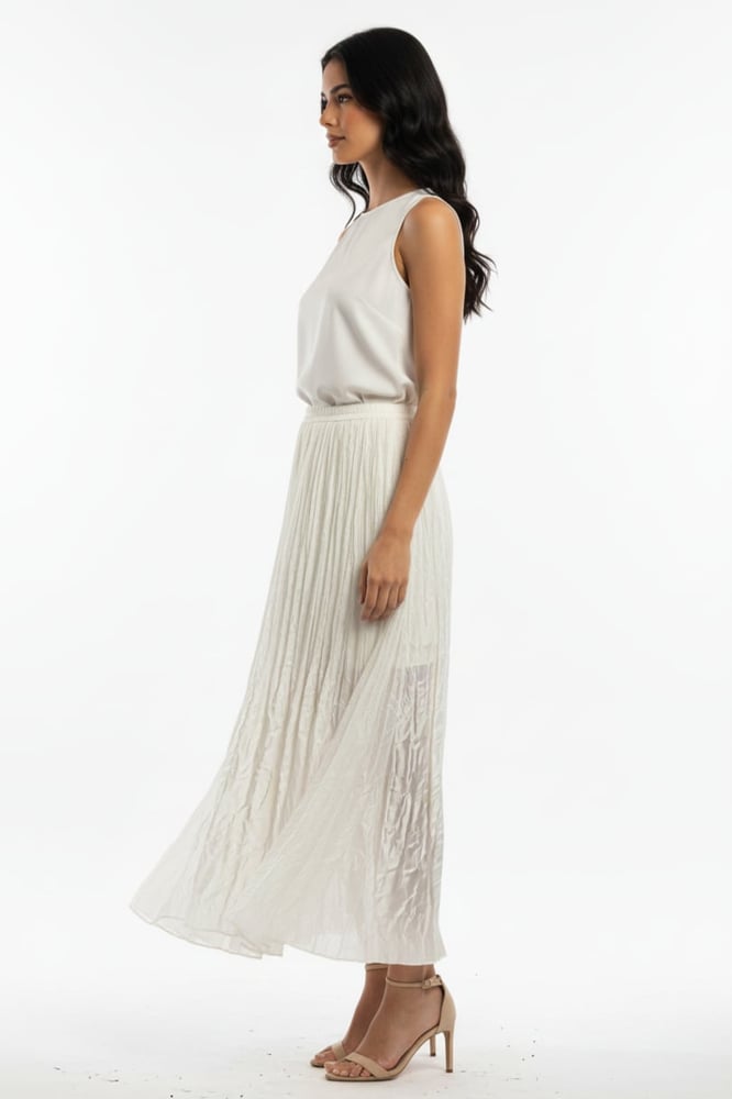OFF-WHITE MAXI SKIRT