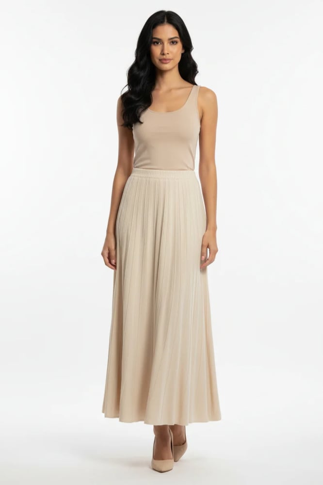 LIGHT BEIGE SKIRT