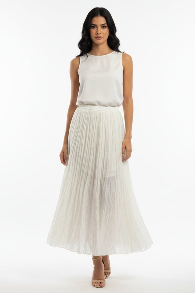 OFF-WHITE MAXI SKIRT