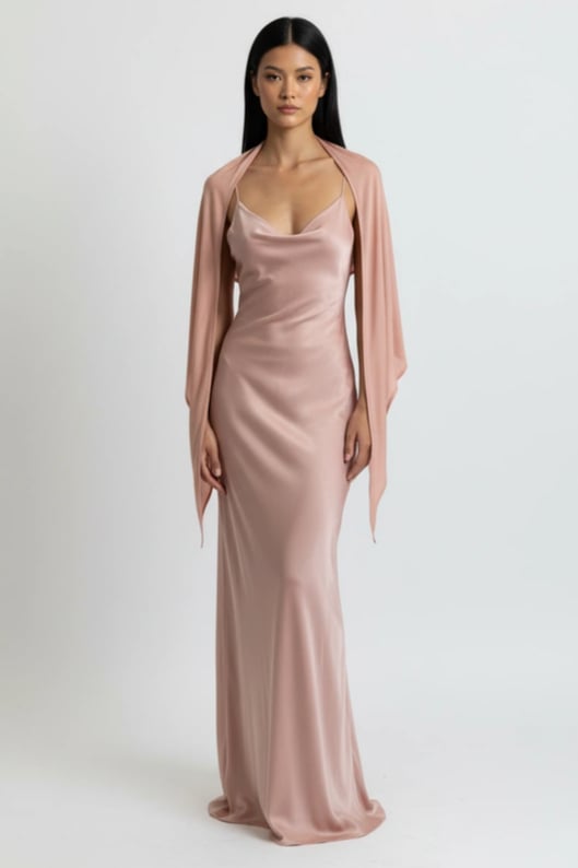 BLUSH  SLIK GOWN