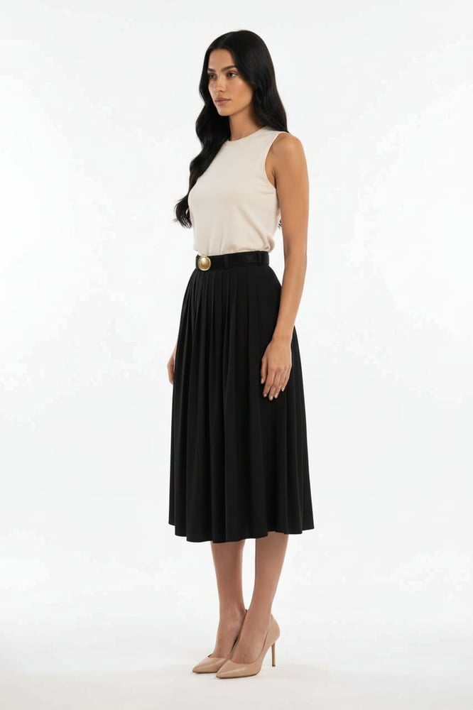 CALLISTE BLACK SKIRT