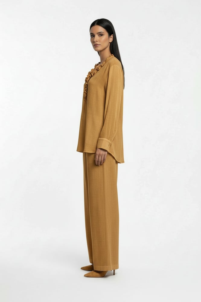 FLORA DRK CAMEL SET