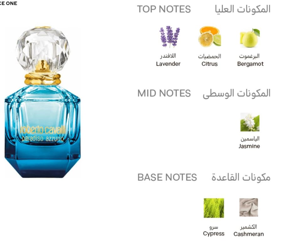 روبرتو كفالي عطر باراديسو أزورو للنساء - او دو بارفيو